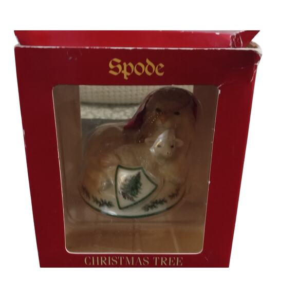 Spode Peaceable Kingdom Christmas Ornament Lion Lamb - Picture 10 of 10